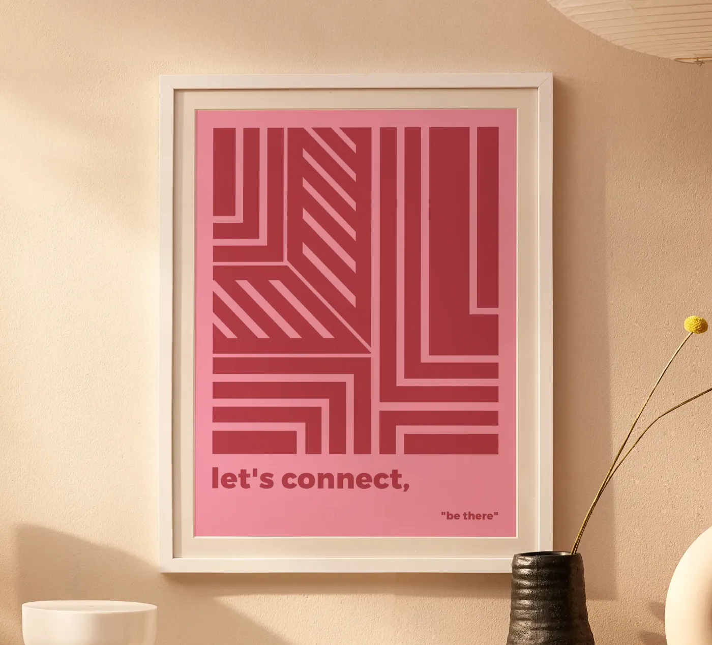 Let's Connect poster by MODERN NUANCE