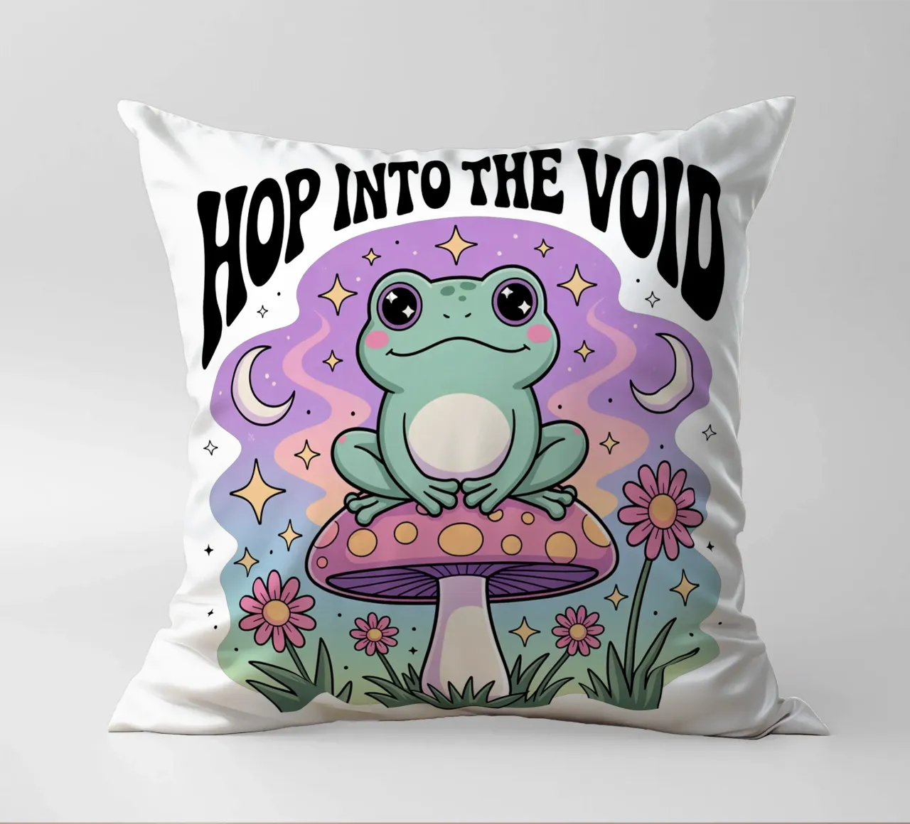 Hop Into The Void cuscino da Sasyall Graphics