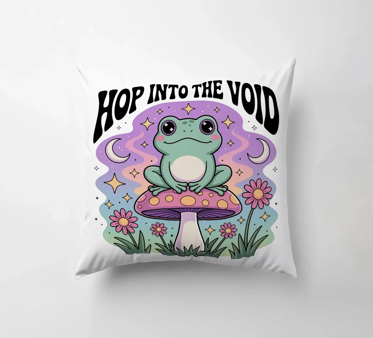 Hop Into The Void cuscino da Sasyall Graphics