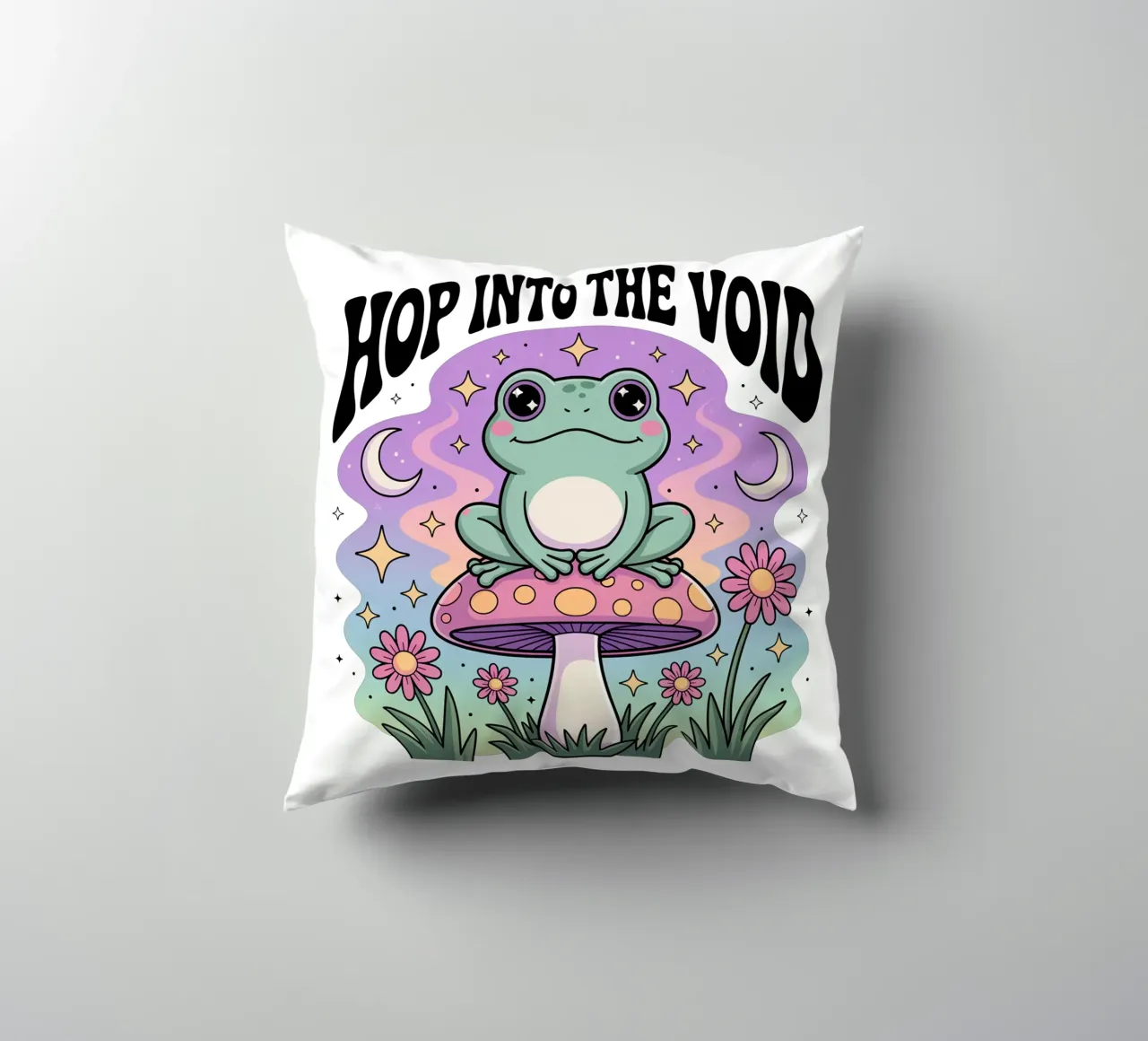Hop Into The Void cuscino da Sasyall Graphics