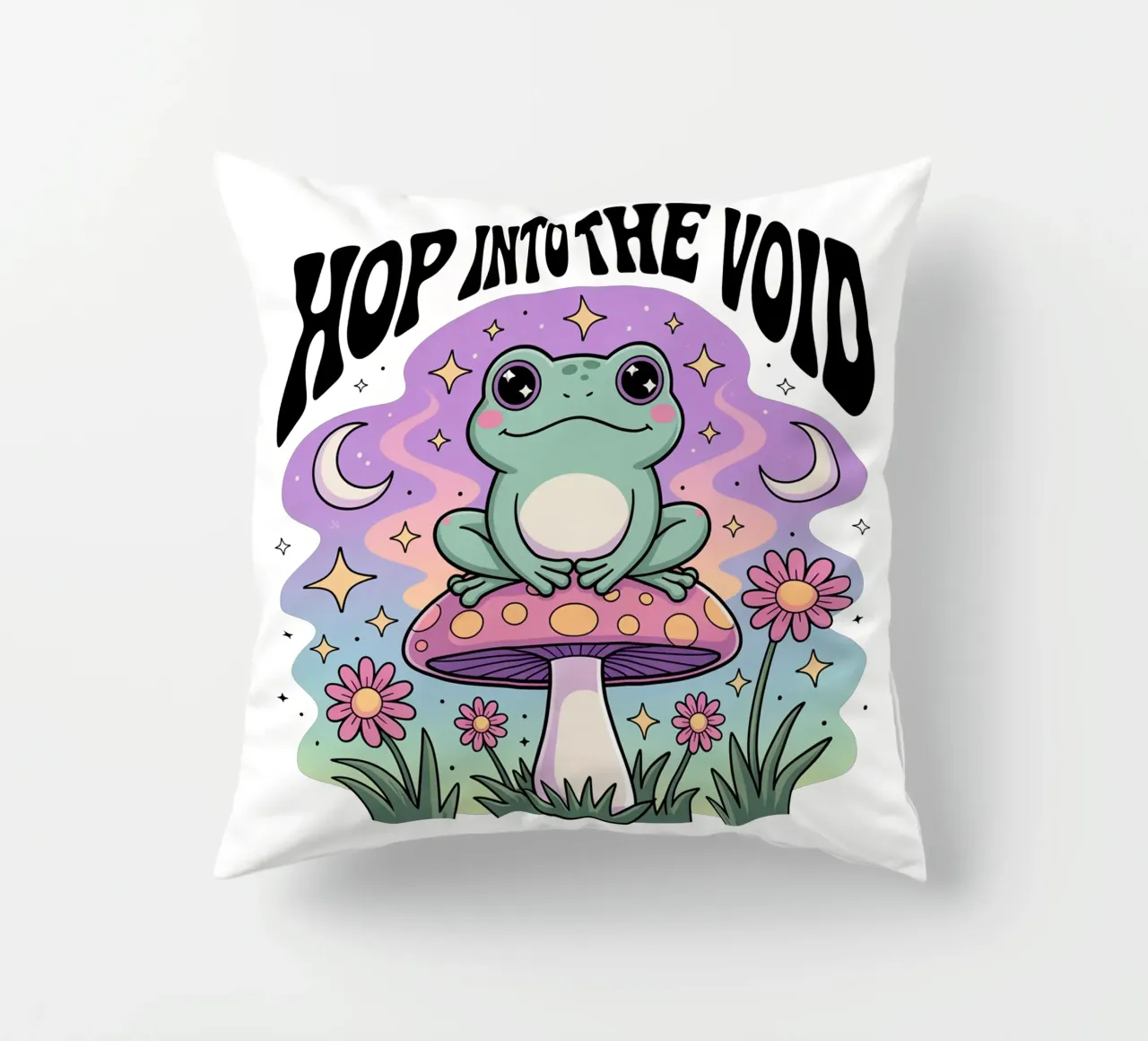 Hop Into The Void cuscino da Sasyall Graphics