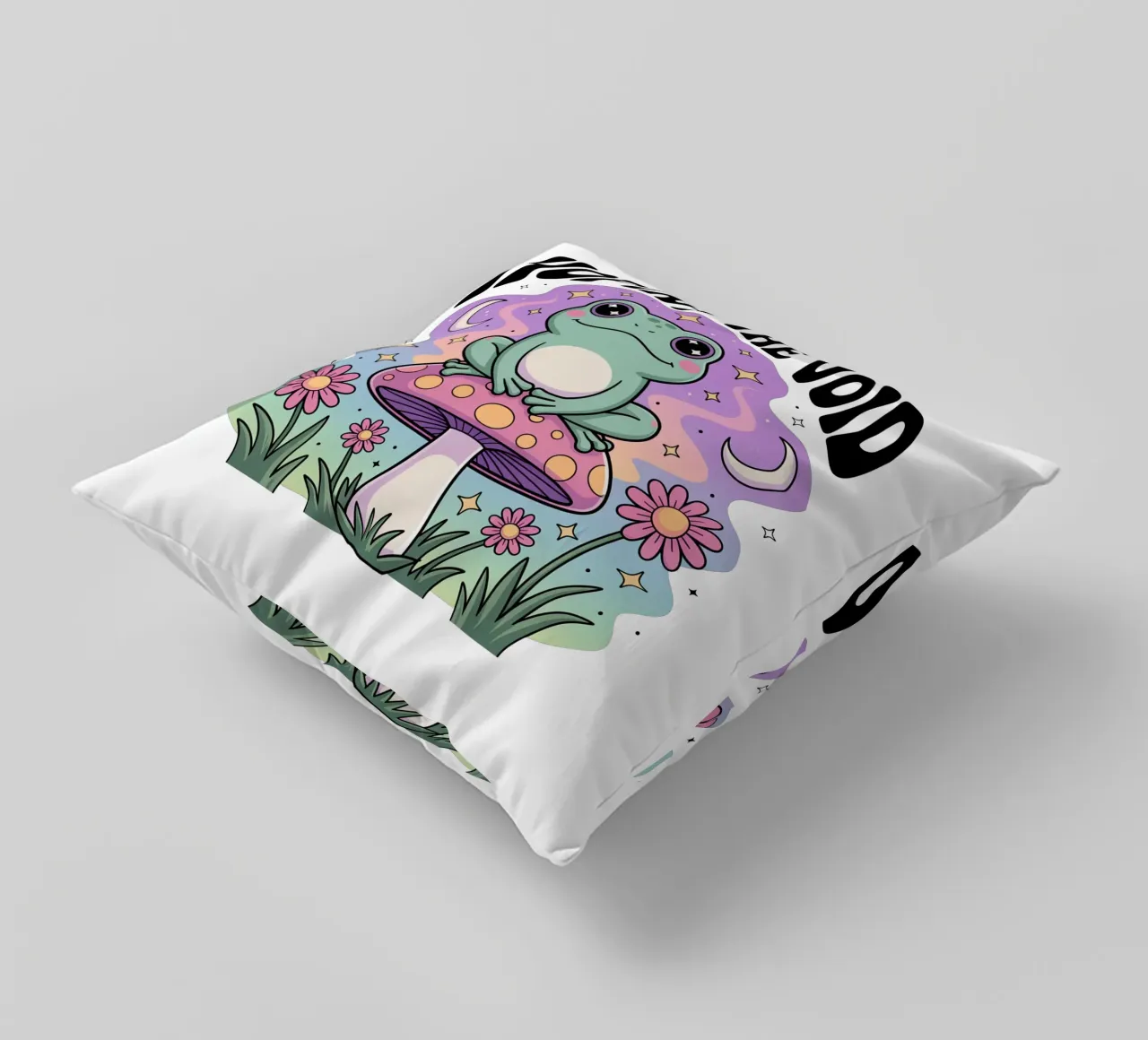 Hop Into The Void cuscino da Sasyall Graphics