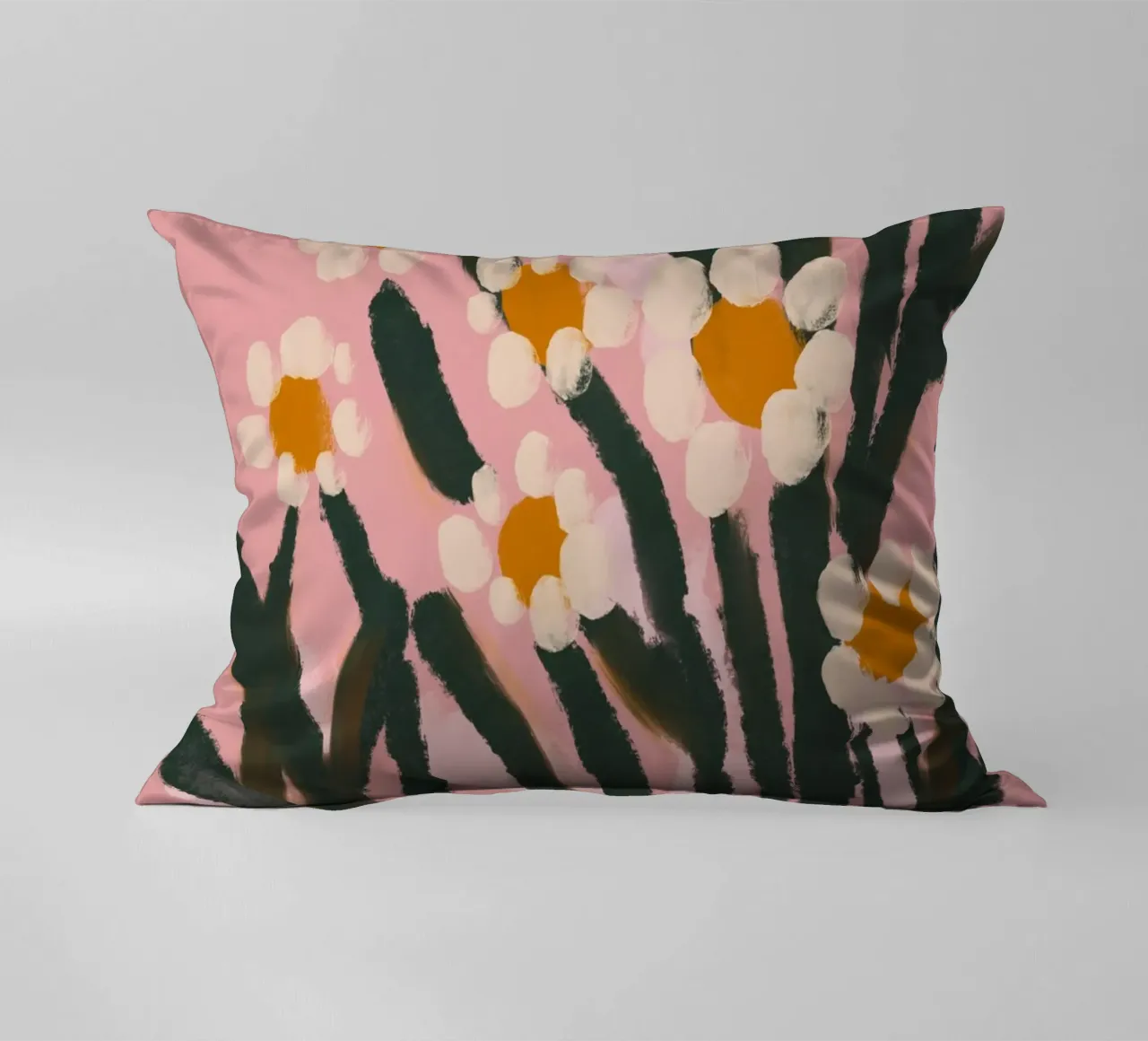 Pastel Flower Impression No 3 cuscino da treechild