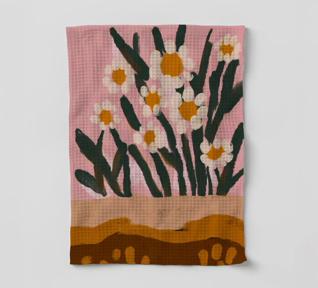Pastel Flower Impression No 3 canovaccio da cucina da treechild