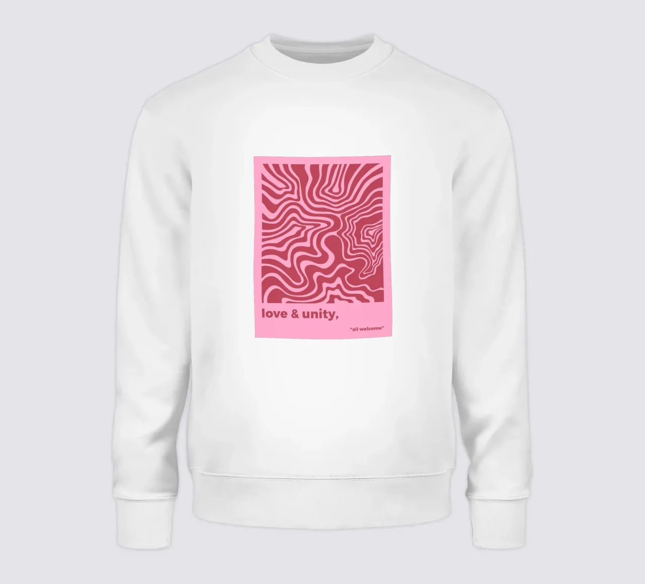 Love And Unity sweatshirt by MODERN NUANCE