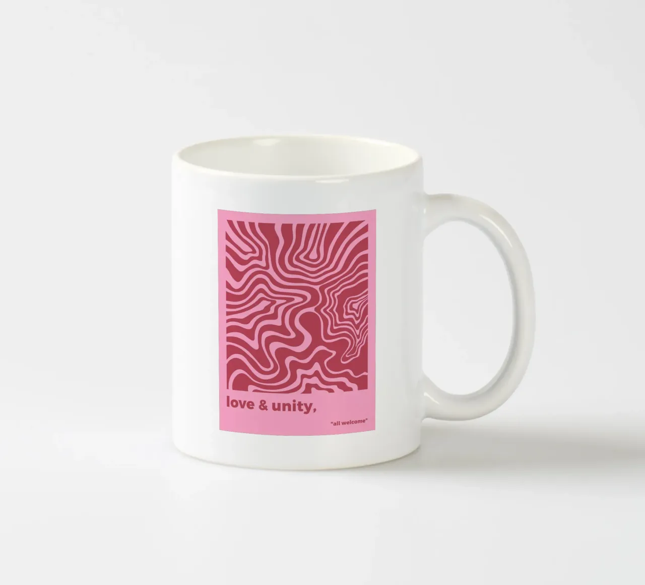 Amore e unità tazza in ceramica da MODERN NUANCE