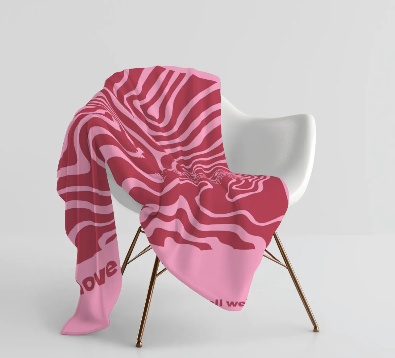Amore e unità coperta in pile da MODERN NUANCE