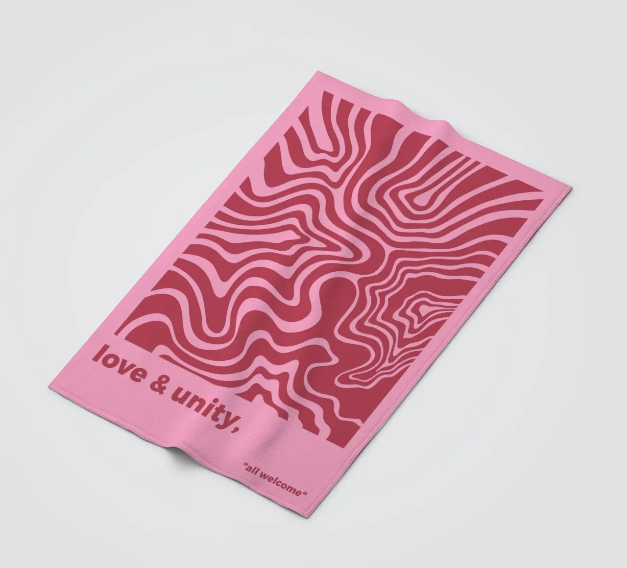 Amore e unità coperta in pile da MODERN NUANCE