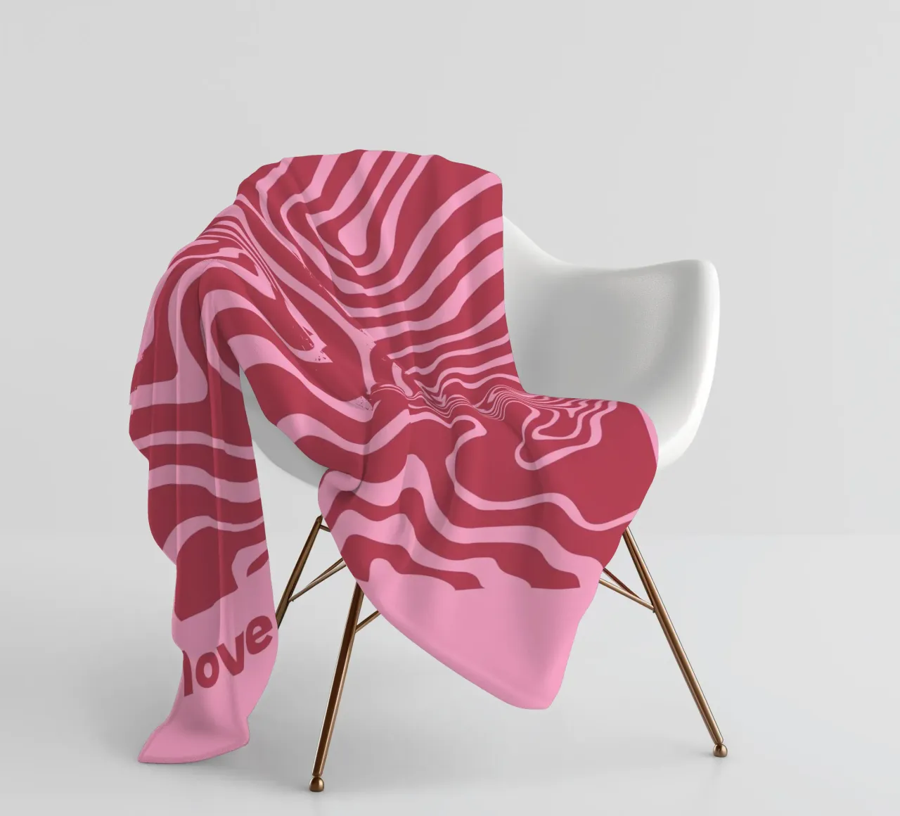 Amore e unità coperta in pile da MODERN NUANCE