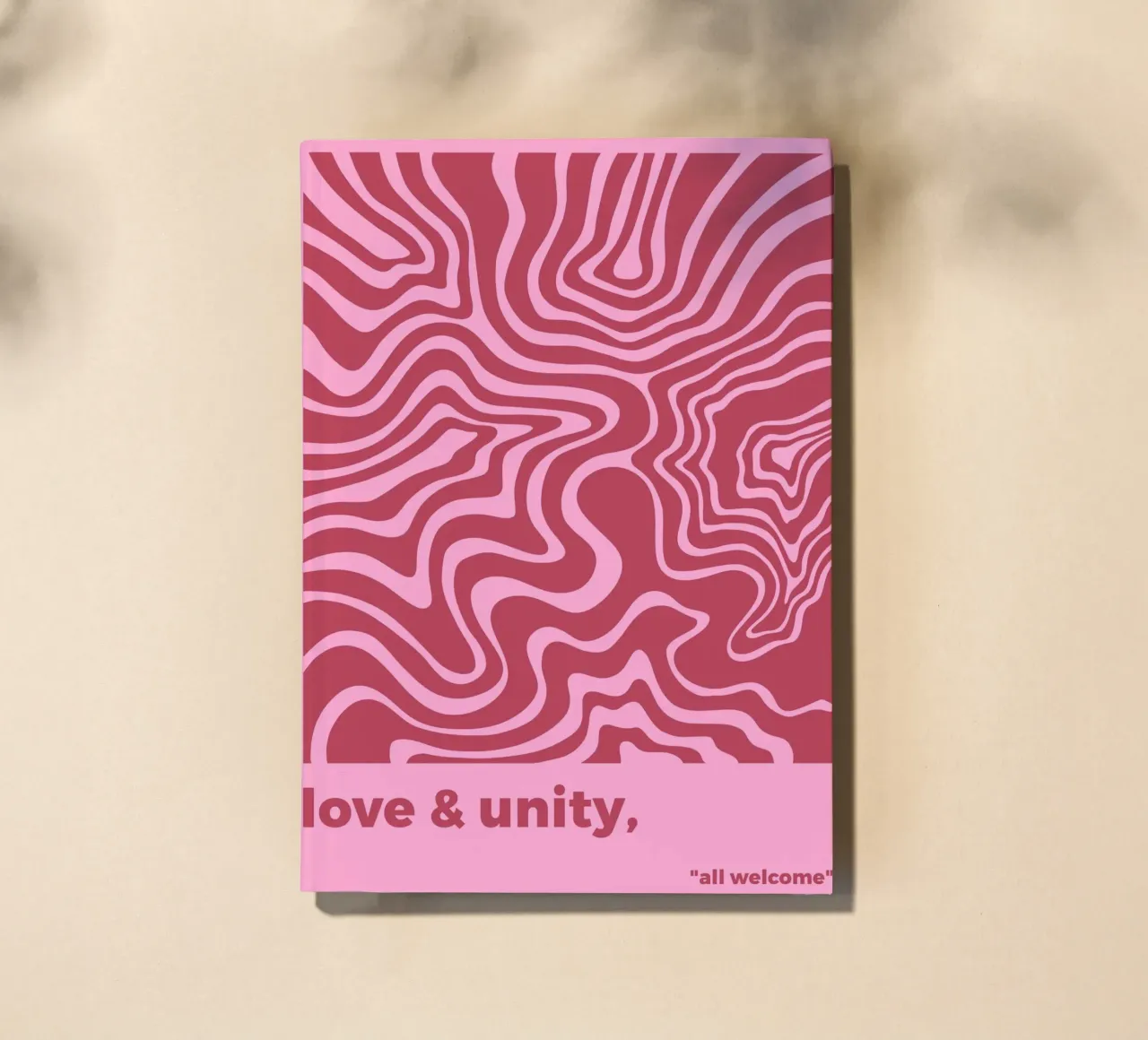 Love And Unity notebook by MODERN NUANCE