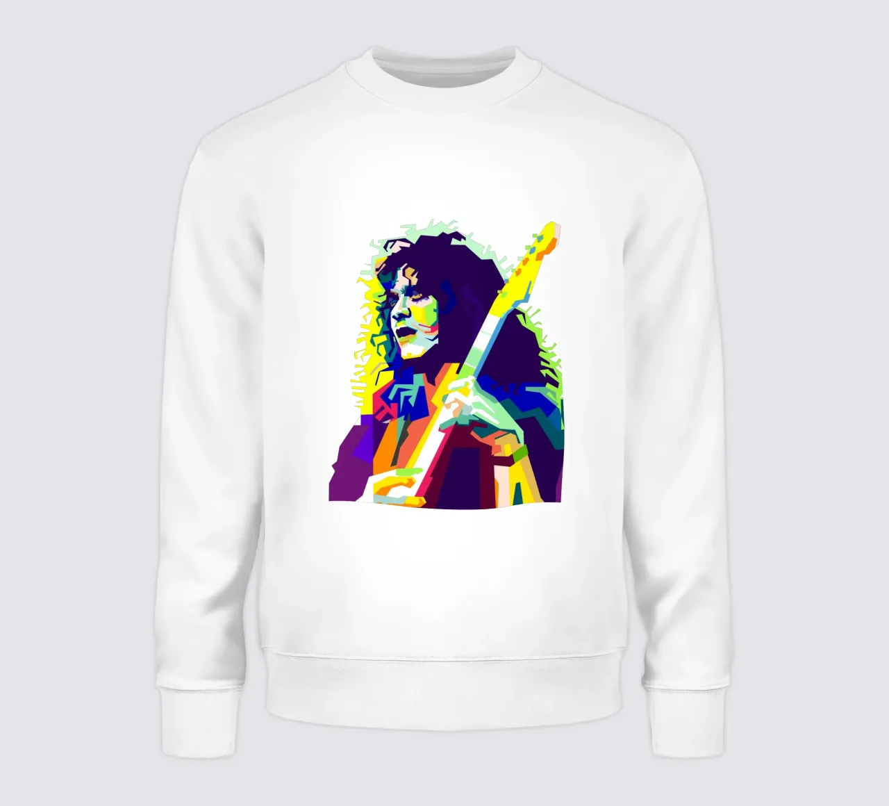 EVH chitarrista più rock Art WPAP felpa da Artkreator