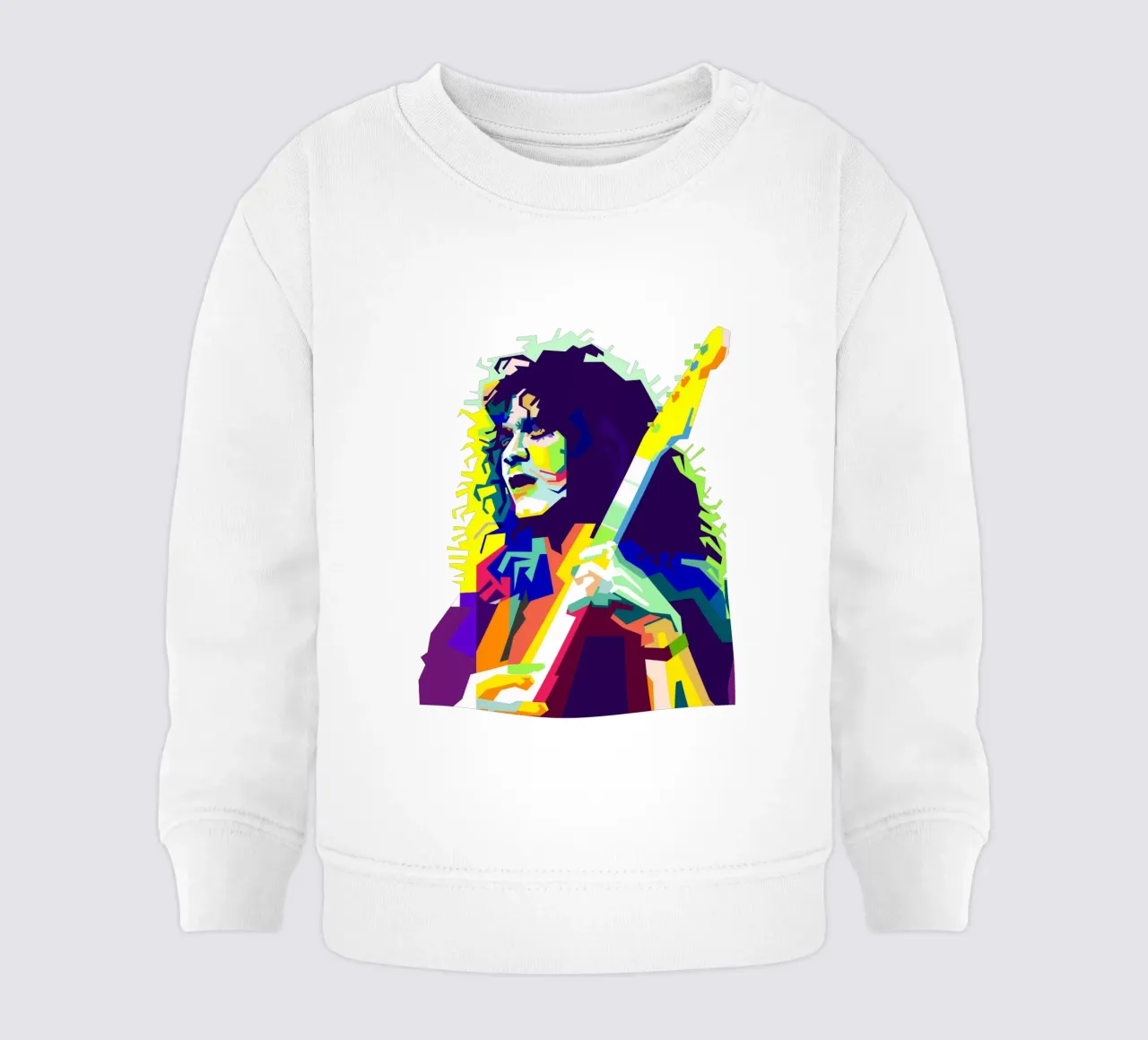 EVH chitarrista più rock Art WPAP felpa neonato da Artkreator