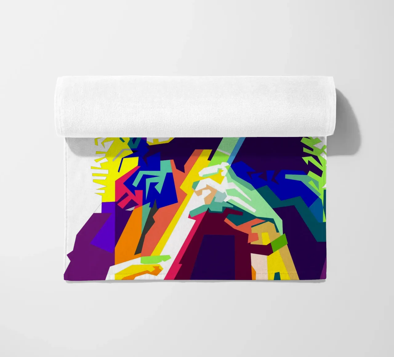 EVH chitarrista più rock Art WPAP telo mare da Artkreator