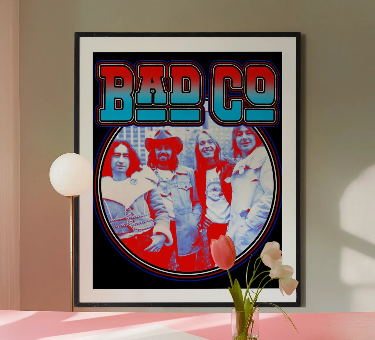 Grunge Hard rock Bad Company poster da igoshdesigns