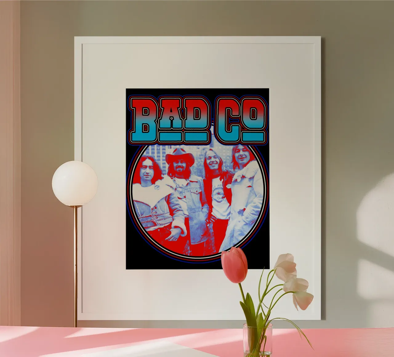 Grunge Hard rock Bad Company poster da igoshdesigns