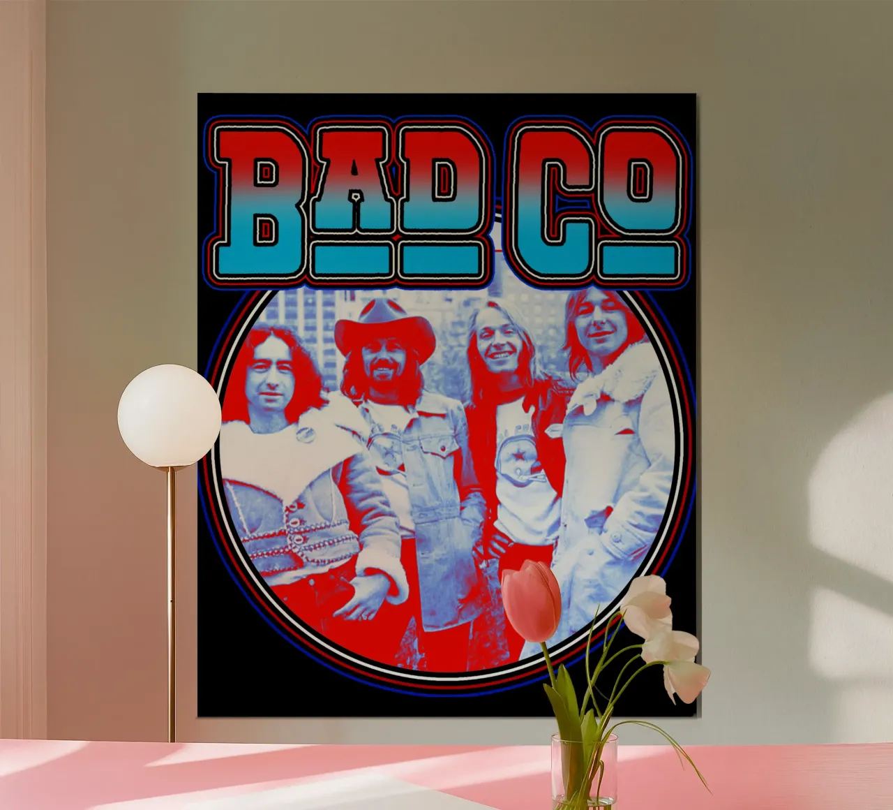 Grunge Hard rock Bad Company poster da igoshdesigns