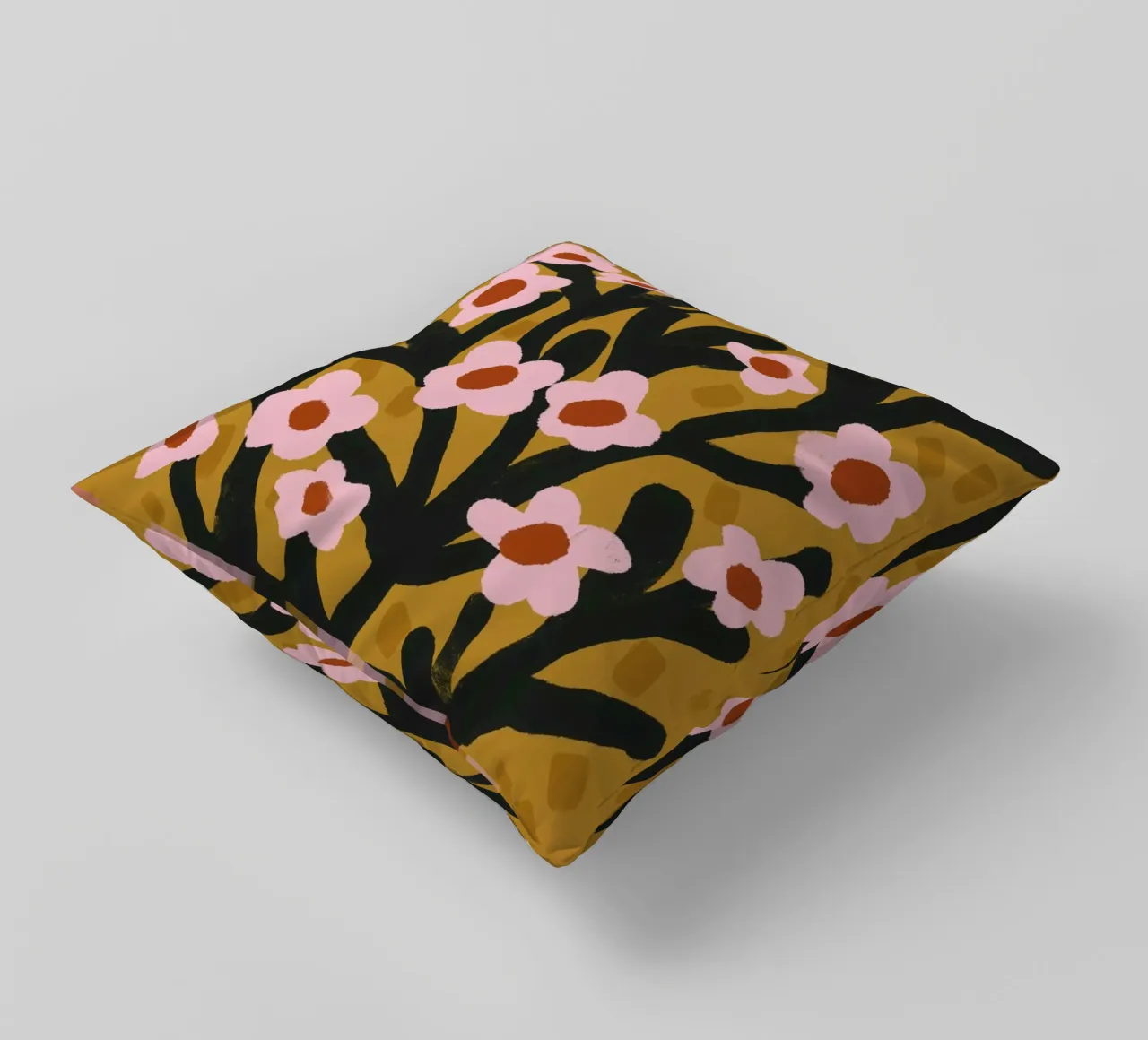 Pastel Flower Impression No 2 cuscino da treechild