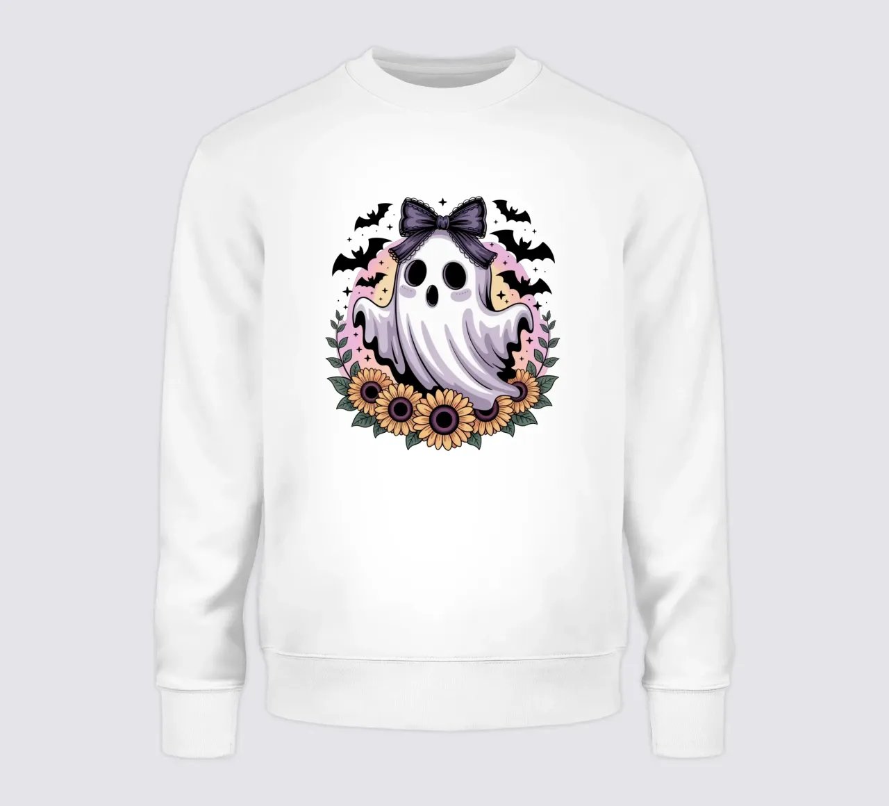 Spooky Kawaii Ghost felpa da Sasyall Graphics