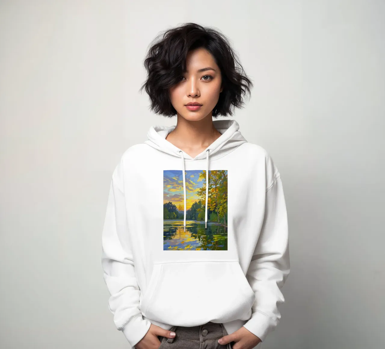Scenery felpa con cappuccio da mip of map