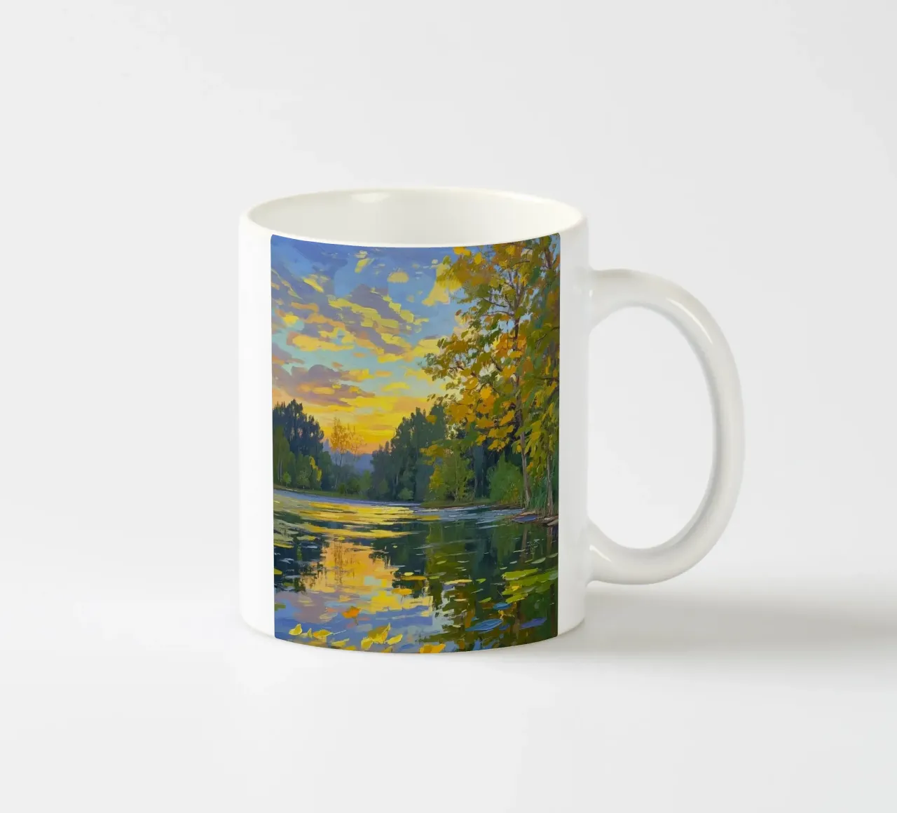 Scenery tazza in ceramica da mip of map