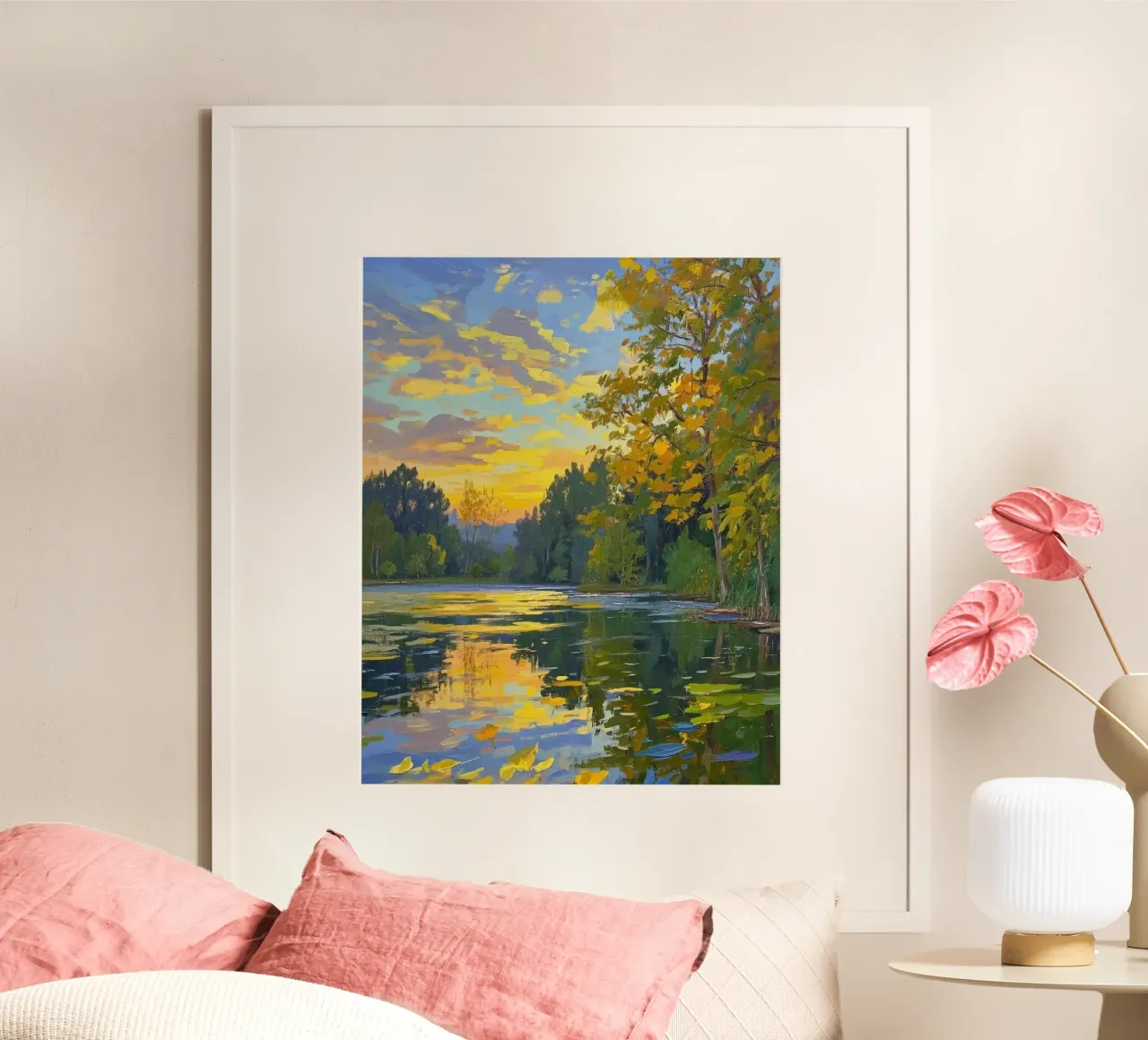 Scenery poster da mip of map