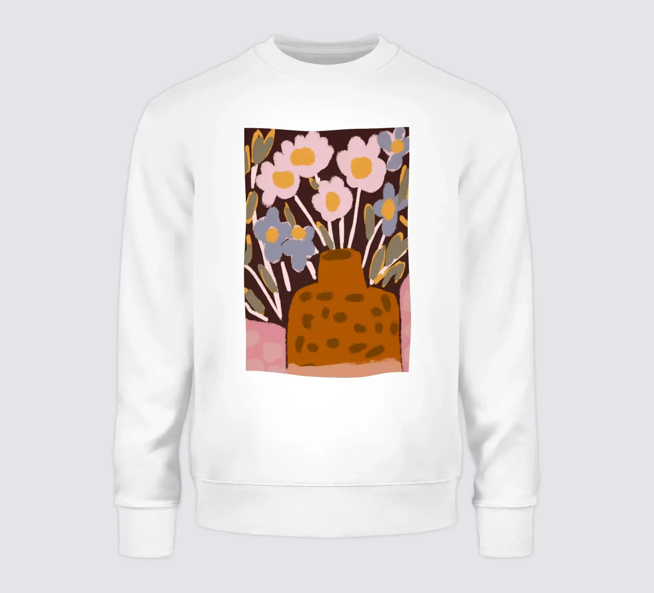 Pastel Flower Impression No 6 felpa da treechild