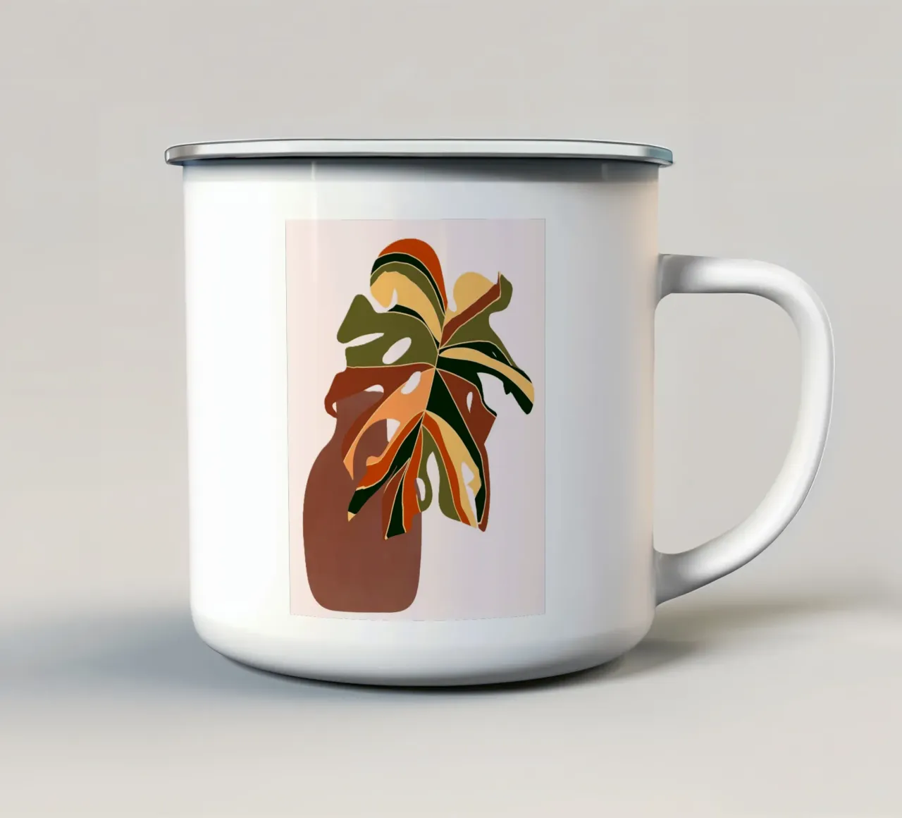 The brilliant leaf tazza in smalto da mip of map