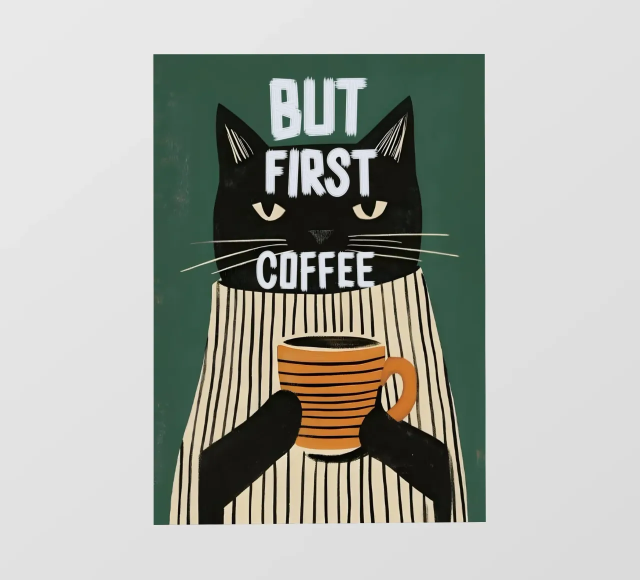 Coffee first telo in pvc da Type & Tape