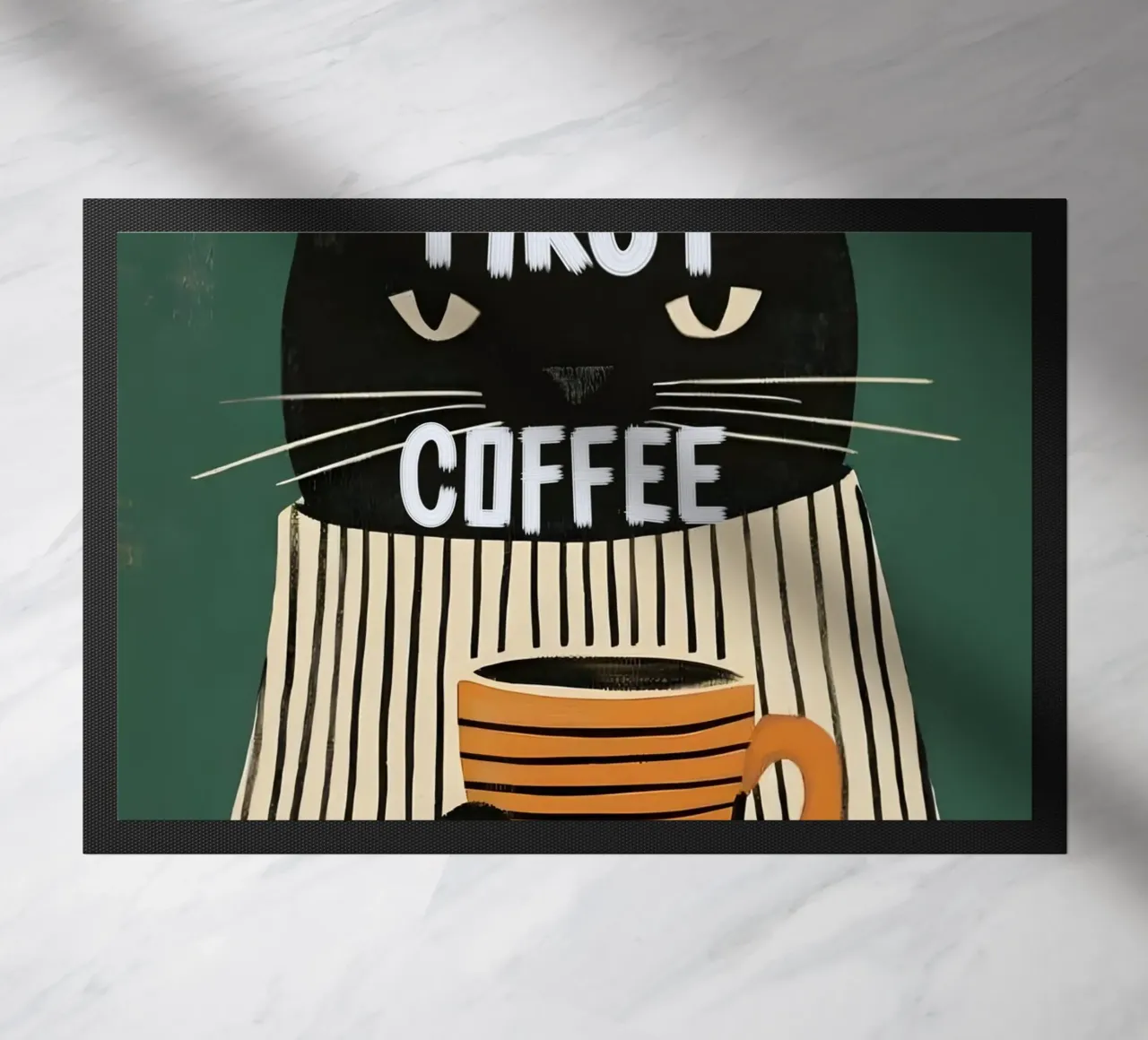 Coffee first zerbino da Type & Tape