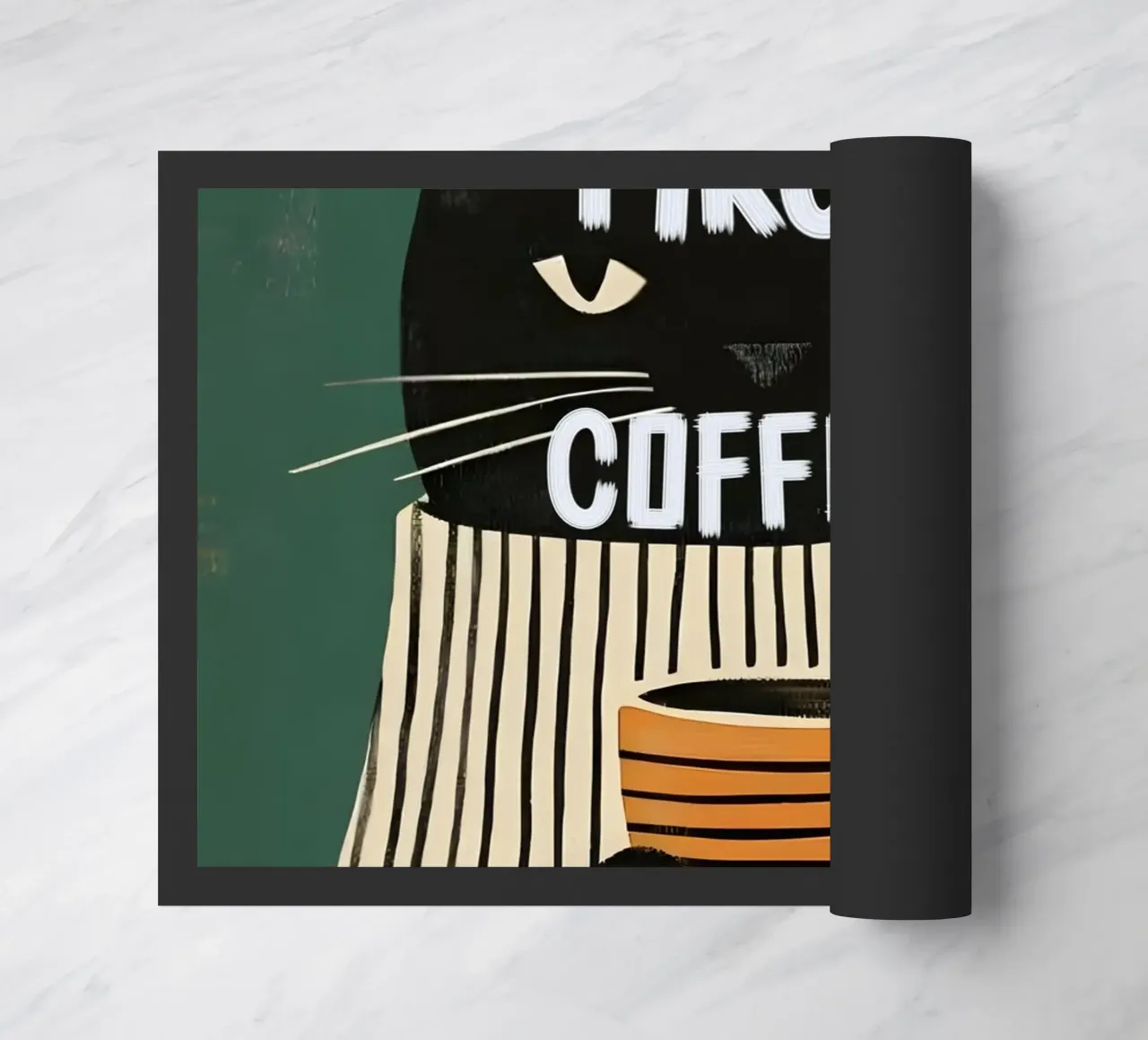 Coffee first zerbino da Type & Tape