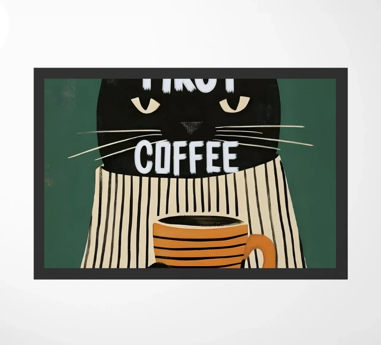 Coffee first zerbino da Type & Tape