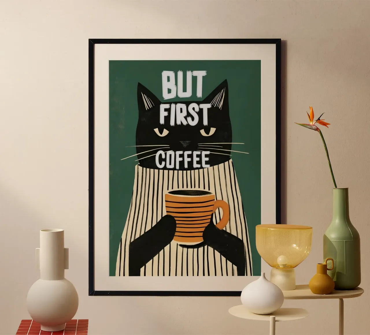 Coffee first poster da Type & Tape