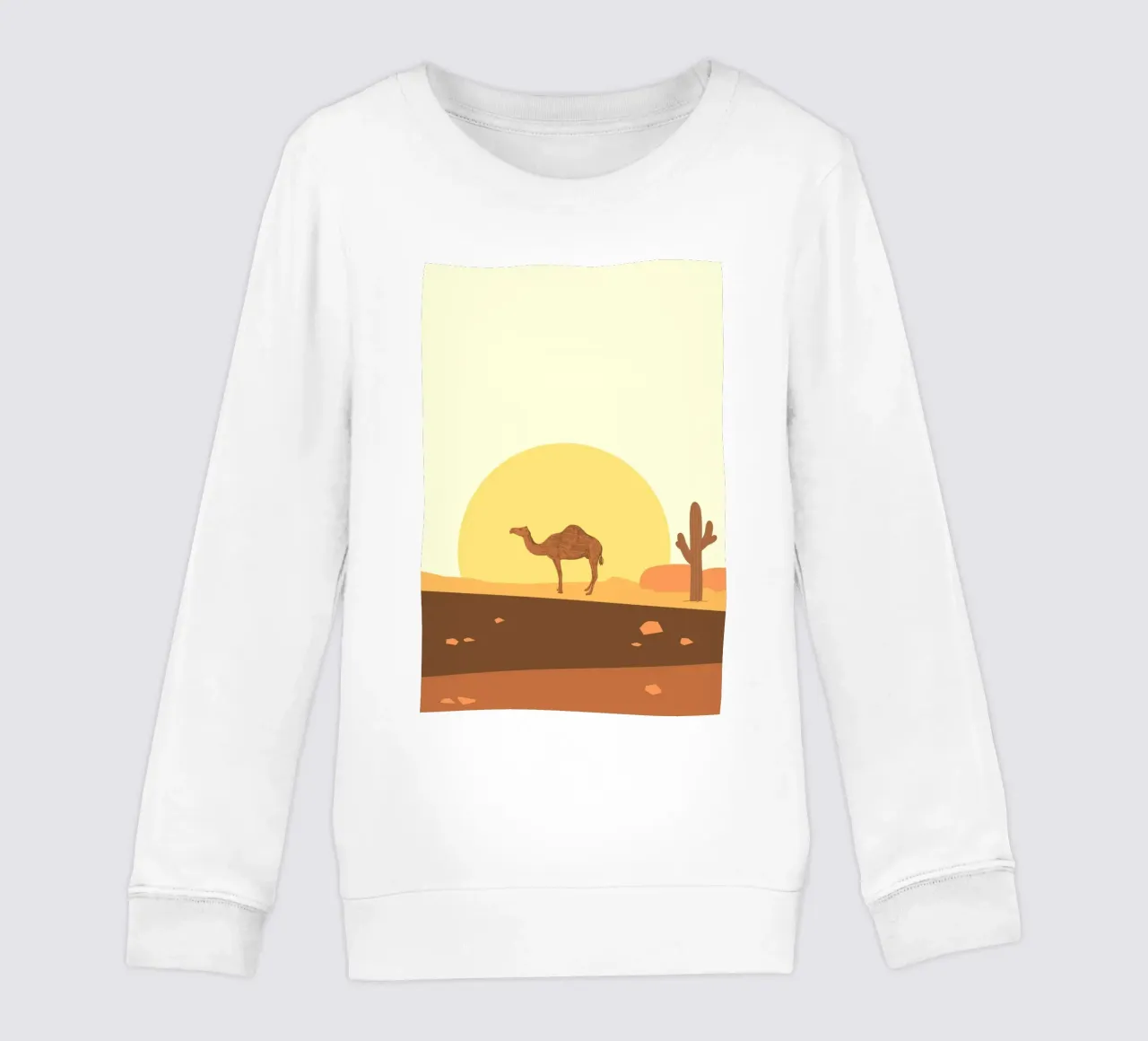 Camel felpa bambino da mip of map