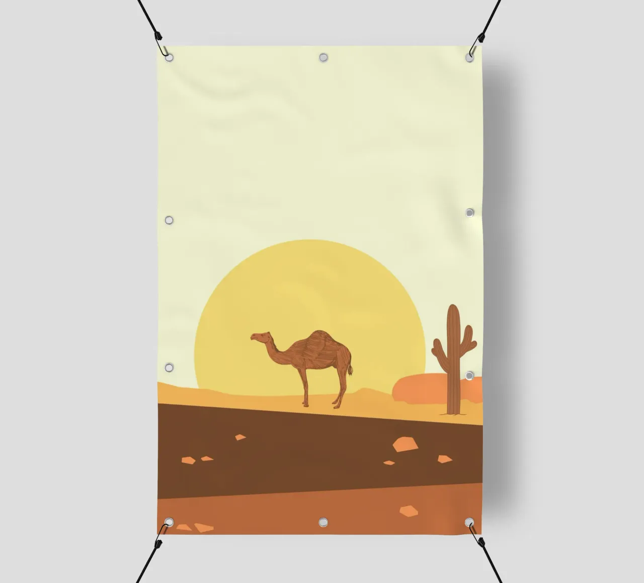 Camel telo in pvc da mip of map