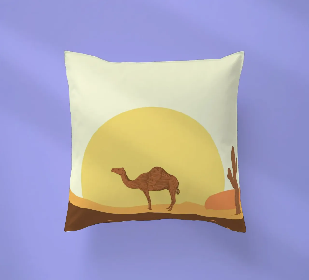 Camel cuscino da mip of map
