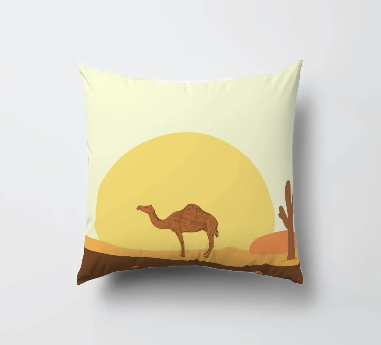 Camel cuscino da mip of map