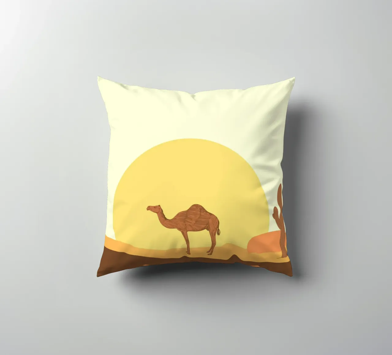 Camel cuscino da mip of map
