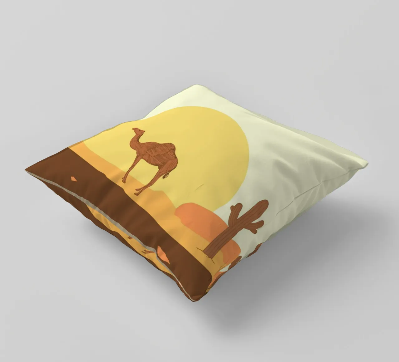 Camel cuscino da mip of map