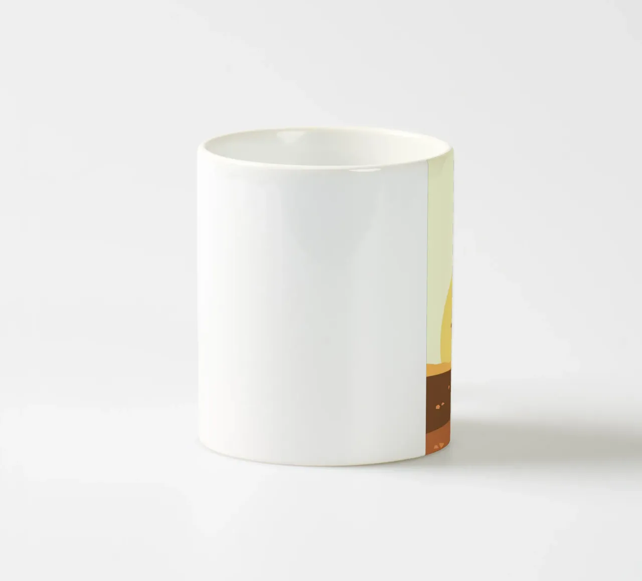 Camel tazza in ceramica da mip of map