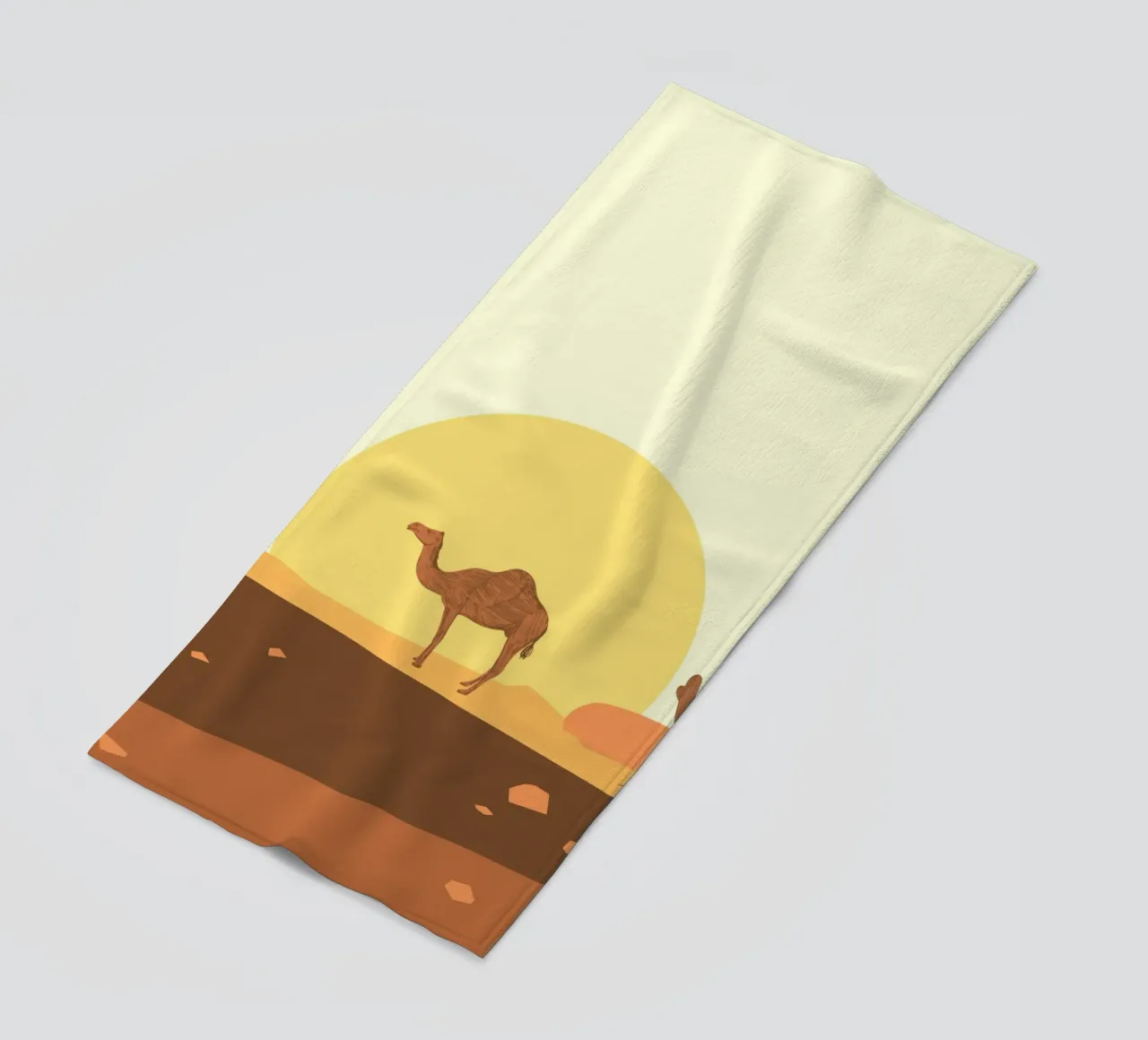 Camel telo mare da mip of map
