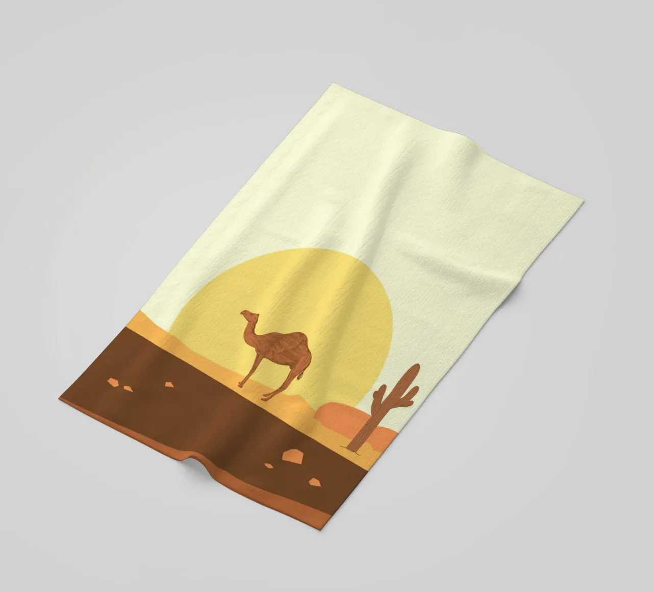 Camel telo mare da mip of map