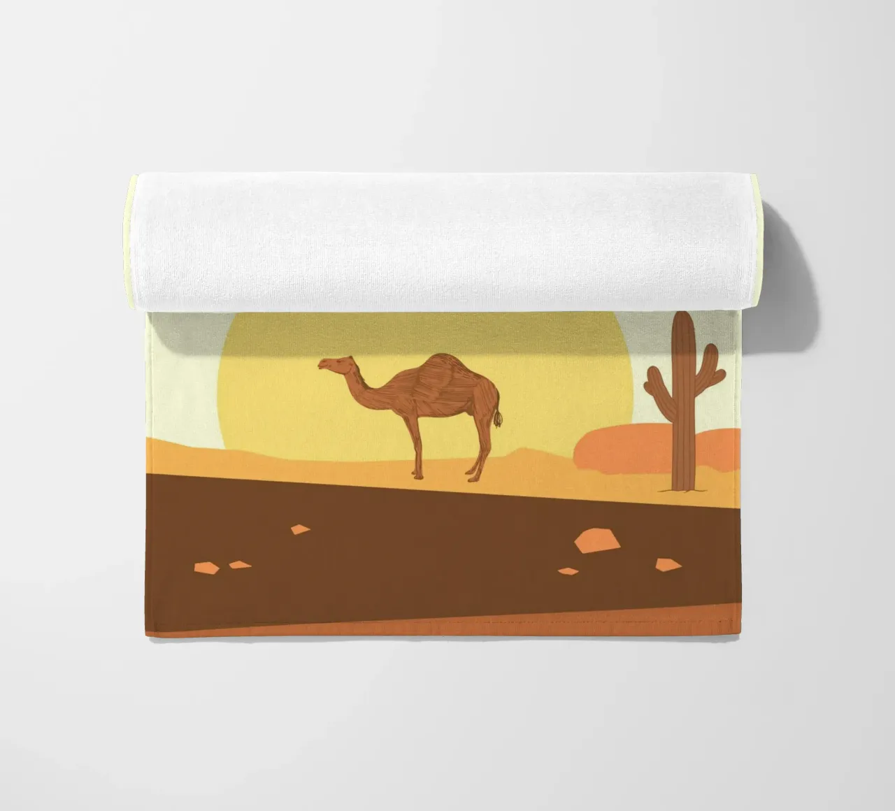 Camel telo mare da mip of map