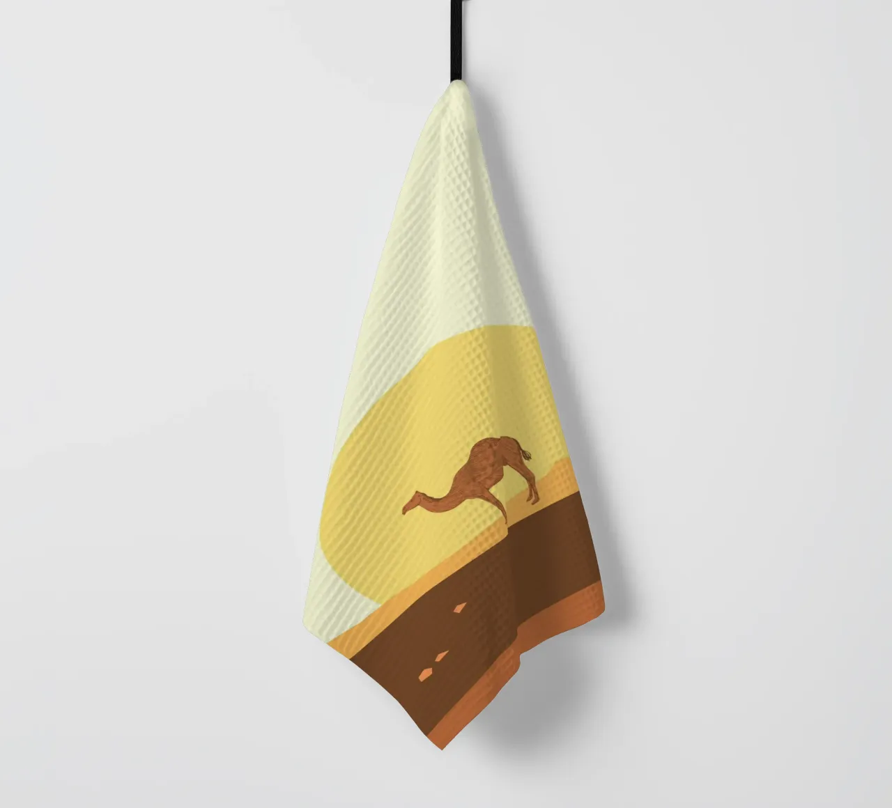 Camel canovaccio da cucina da mip of map