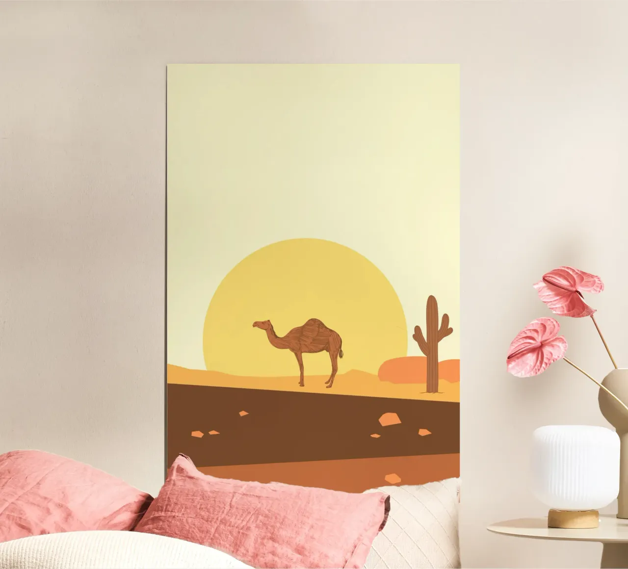 Camel poster da mip of map