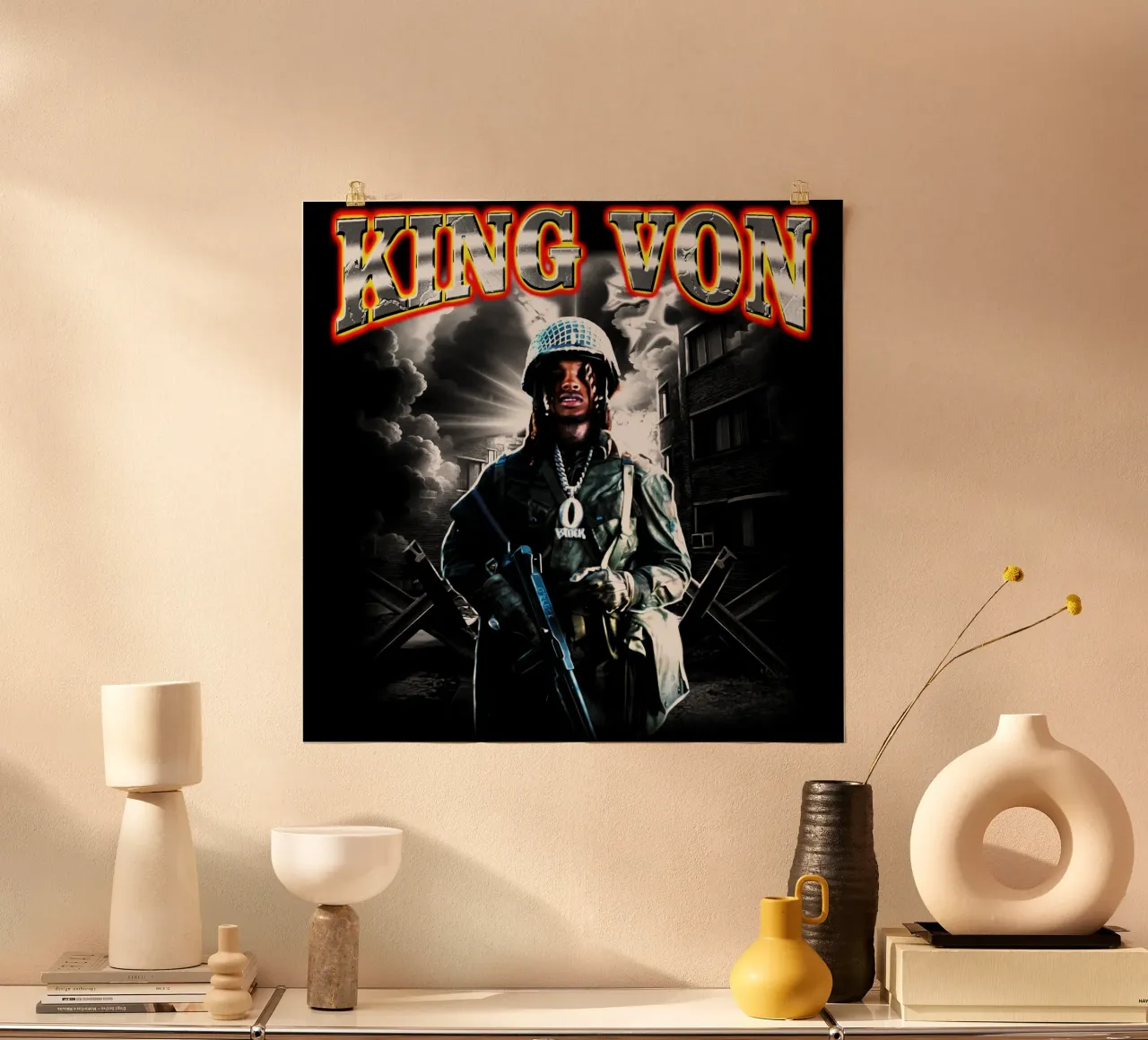 Il re dell'hip hop Von poster da eliouxence