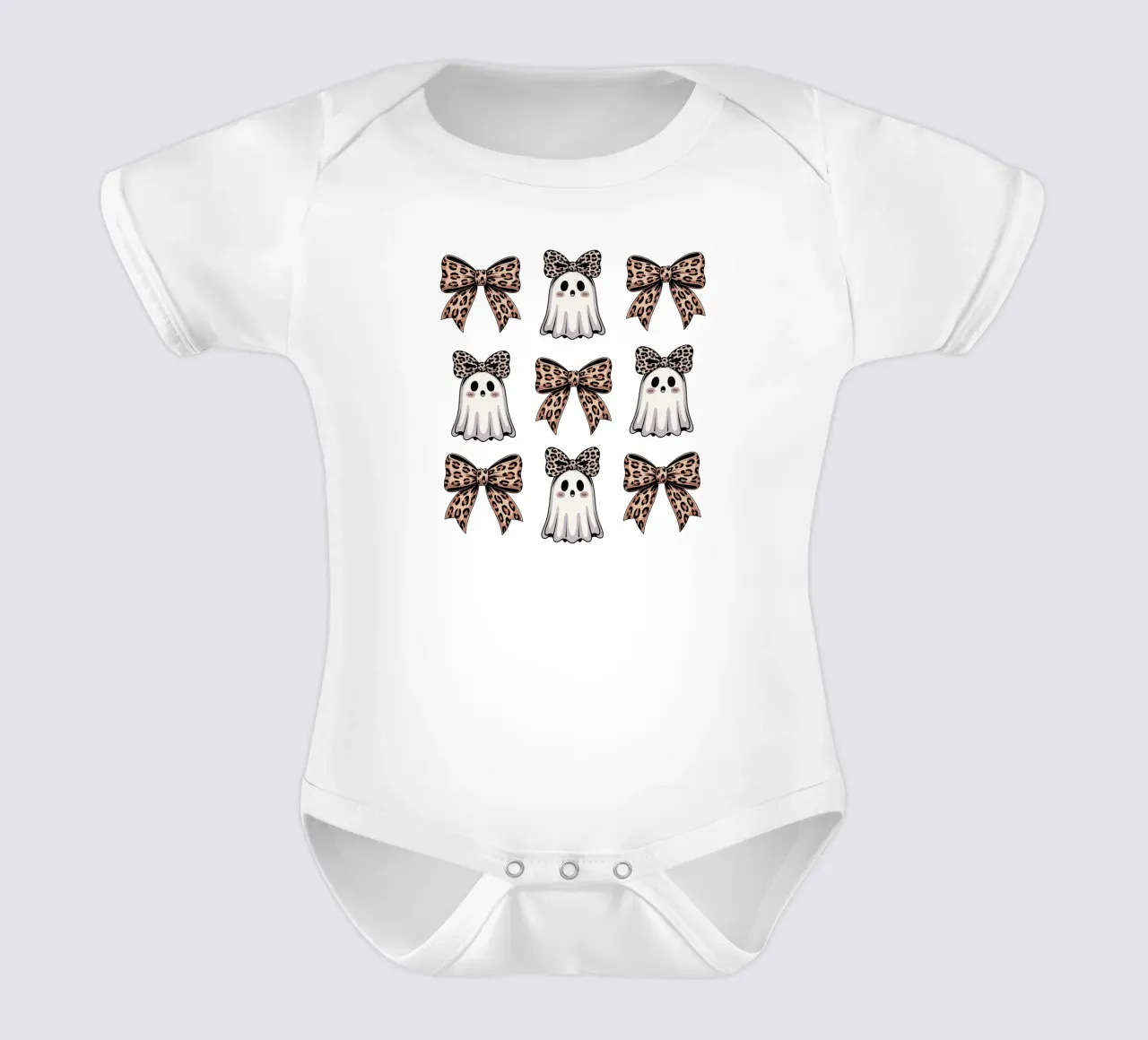 Coquette Ghosts And Bows body neonato maniche corte da Sasyall Graphics