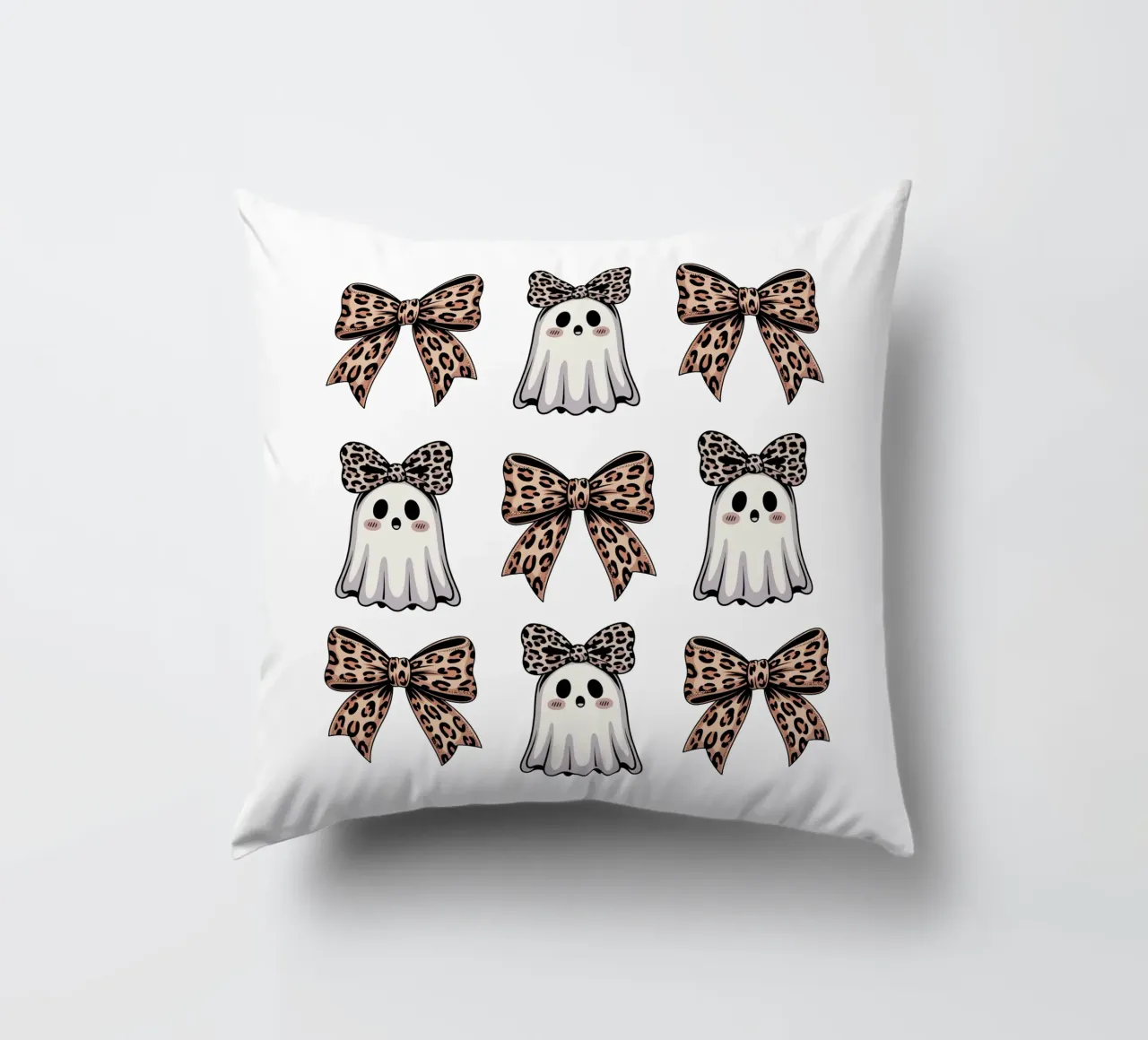 Coquette Ghosts And Bows cuscino da Sasyall Graphics