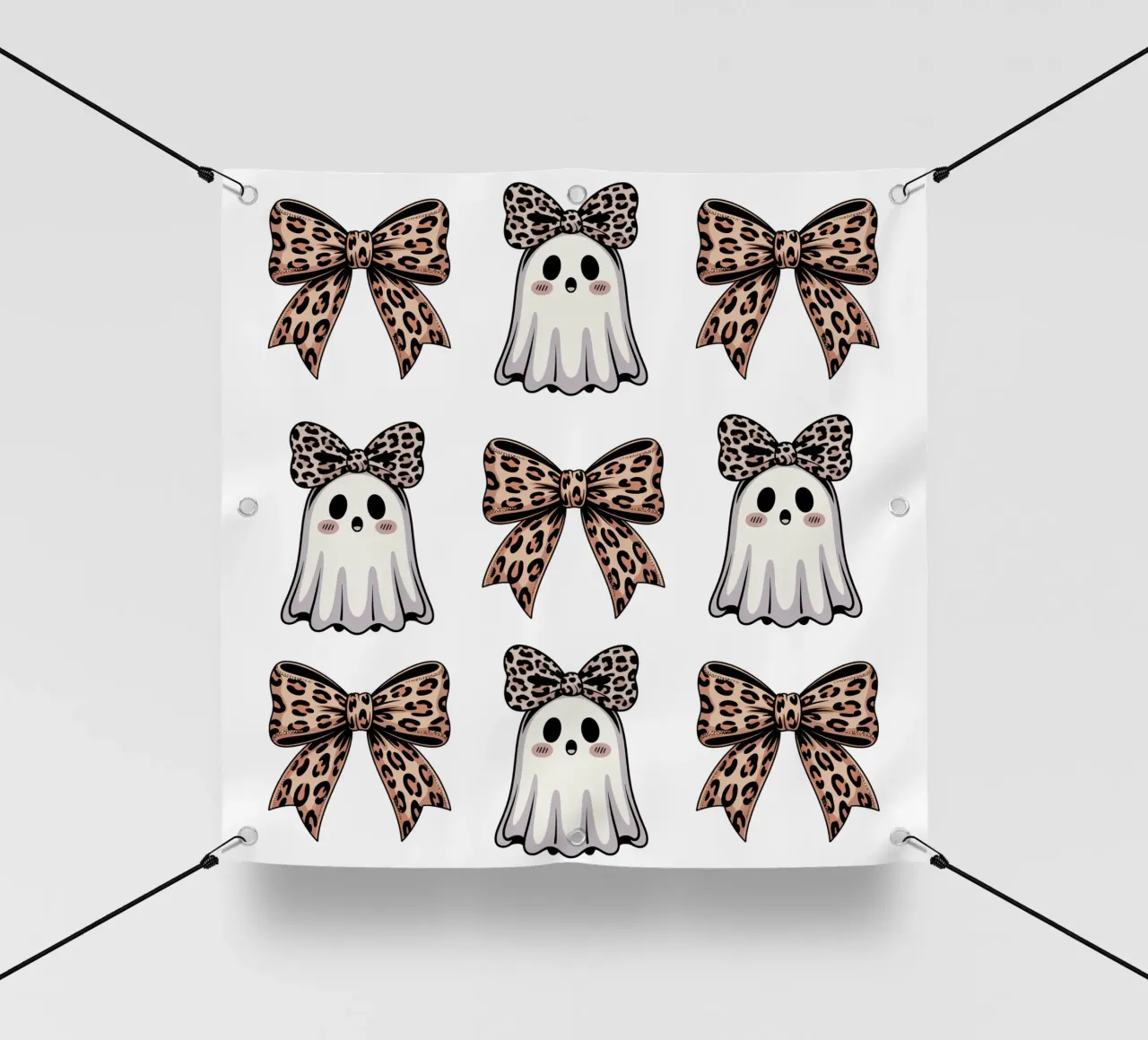 Coquette Ghosts And Bows telo in pvc da Sasyall Graphics
