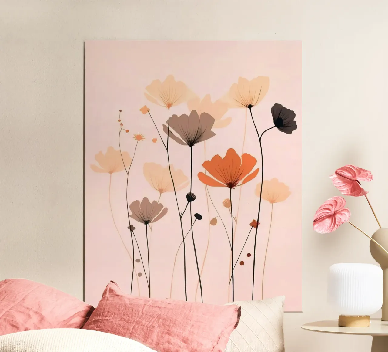 The flowers are in full bloom poster da mip of map