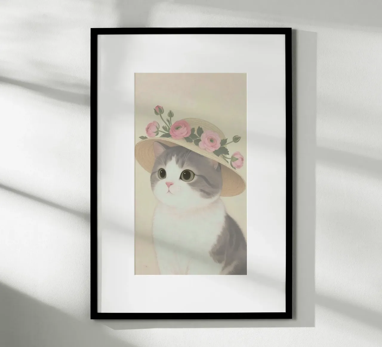 The Cat and the Flower Hat poster da mip of map